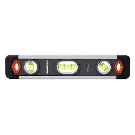 Swanson Swanson SWTL900M 9 in. Magnetic Shock-Resistant Torpedo Level SWTL900M